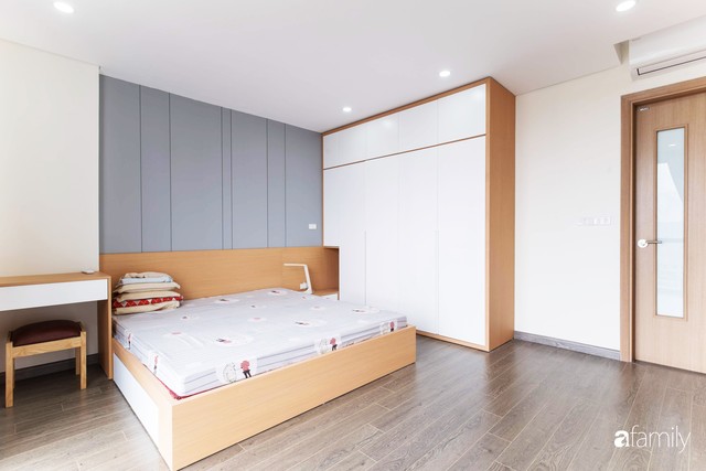 Với 250 triệu đồng, căn hộ 88m² đã được hoàn thiện xuất sắc với màu gỗ trầm ấm, sang trọng ở Hà Nội - Ảnh 11.