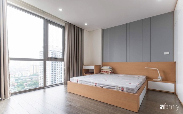 Với 250 triệu đồng, căn hộ 88m² đã được hoàn thiện xuất sắc với màu gỗ trầm ấm, sang trọng ở Hà Nội - Ảnh 9.