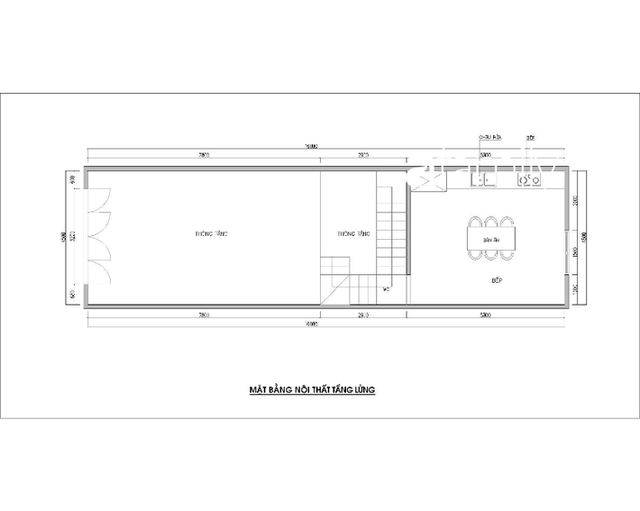 Thiết kế xây nhà 2 tầng có gác lửng theo phong cách kiến trúc Pháp chỉ với 800 triệu - Ảnh 2.