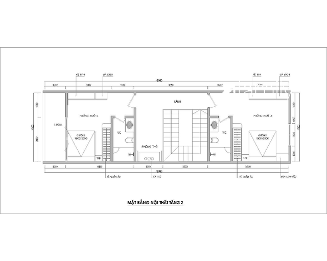 Thiết kế xây nhà 2 tầng có gác lửng theo phong cách kiến trúc Pháp chỉ với 800 triệu - Ảnh 3.