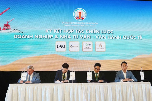 Đồng hành cùng chiến lược phát triển du lịch Bình Thuận Novaland hợp tác chiến lược cùng đối tác quốc tế THE PGA OF AMERICA – IMG – ACCOR - Ảnh 2.
