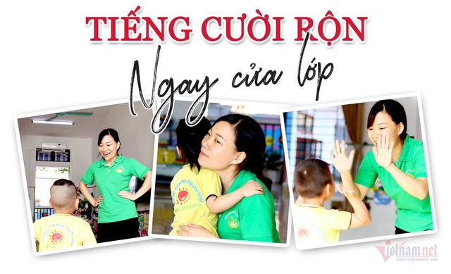 Những màn chào hỏi yêu thương của cô trò ở các trường học - Ảnh 1.