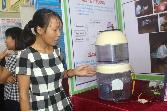 Ngắm nhìn gần trăm sản phẩm khoa học, đồ dùng tự làm của thầy và trò huyện Ninh Giang - Ảnh 10.