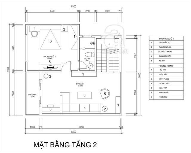 Thiết kế nhà 4 tầng diện tích 49m² cho gia đình 6 người với chi phí 1,5 tỷ đồng - Ảnh 2.