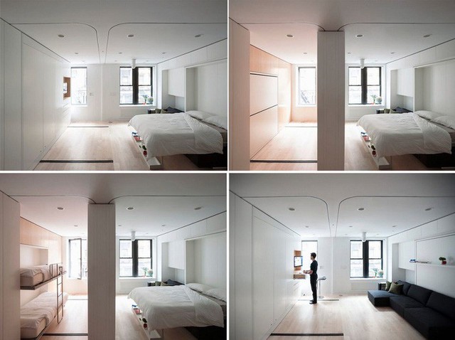 14 thiết kế phòng ngủ nhỏ đặc biệt ấn tượng với những giải pháp bố trí siêu thông minh  - Ảnh 8.