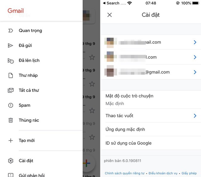 Cách chặn các nội dung độc hại từ Gmail trên iPhone, iPad - Ảnh 2.