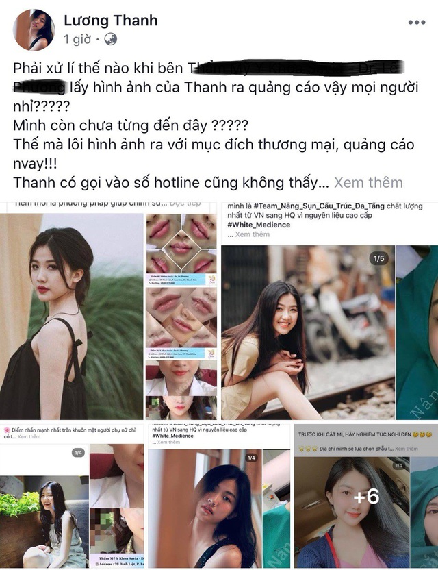 
Lương Thanh bày tỏ bức xúc trên trang cá nhân
