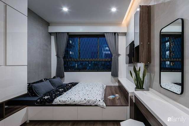 Căn hộ 62m² vẫn có thể tạo nên một không gian sống tuyệt đẹp nhờ giải pháp thiết kế thông minh ở Sài Gòn - Ảnh 10.