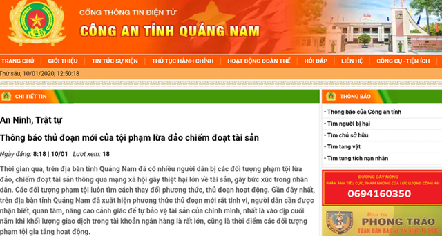 Cảnh báo thủ đoạn mạo danh cán bộ Bộ Công an để lừa đảo chiếm đoạt tài sản - Ảnh 1.