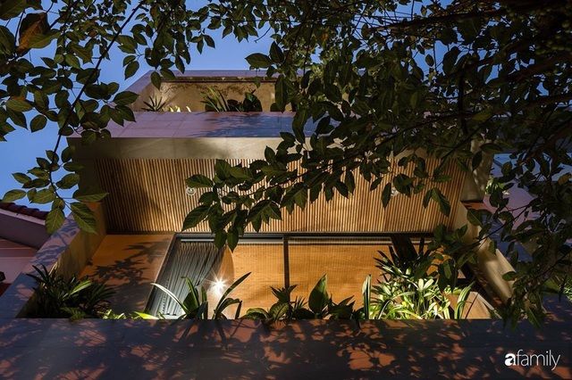 Ngôi nhà phố đẹp tinh tế với bản hòa tấu giữa vật liệu gỗ và ánh sáng ở Quy Nhơn dành cho gia đình 4 người - Ảnh 3.