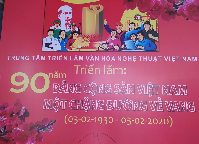 Triển lãm 90 năm Đảng Cộng sản Việt Nam - một chặng đường vẻ vang - Ảnh 1.