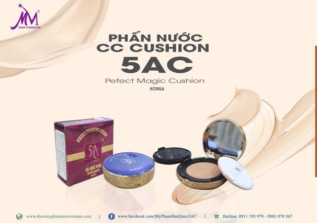 Phấn nước và phấn nén Hàn Quốc 5ac đang được lòng phái đẹp - Ảnh 1.