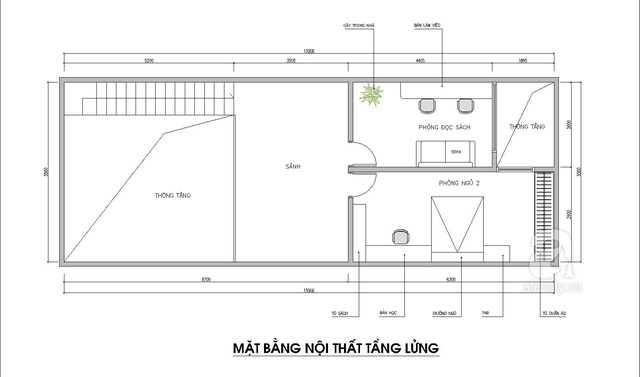 Thiết kế nhà có gác lửng với diện tích 100m² cho gia đình 4 người với tổng chi phí 158 triệu đồng - Ảnh 3.