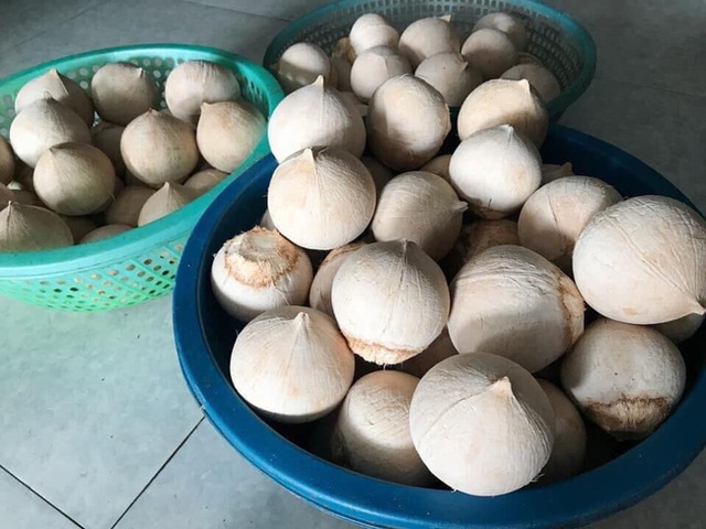 Cận Tết, nhiều bà nội trợ Việt mua cùi dừa non 70 ngàn đồng/kg làm mứt, tiểu thương ngày bán cả tạ  - Ảnh 7.