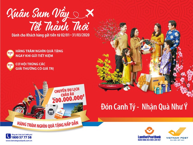 Lienvietpostbank khuyến mại mừng năm mới - Ảnh 1.