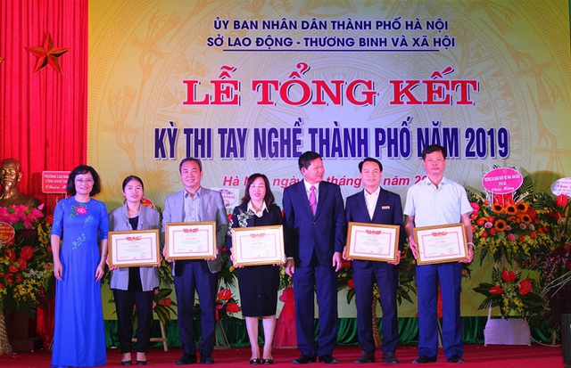 Tổng kết Kỳ thi tay nghề TP Hà Nội 2019: HHT giành giải Nhất toàn đoàn - Ảnh 2.