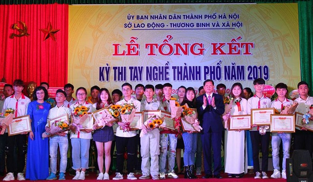 Tổng kết Kỳ thi tay nghề TP Hà Nội 2019: HHT giành giải Nhất toàn đoàn - Ảnh 3.