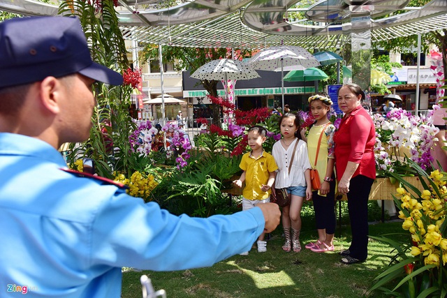 Chưa hết Tết, hàng trăm chậu hoa bị đạp nát ở đường hoa Nguyễn Huệ - Ảnh 15.