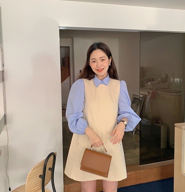 Combo váy áo được gái xinh xứ Hàn diện: Hack tuổi siêu ổn và thừa điểm thanh lịch để diện đến công sở - Ảnh 4.