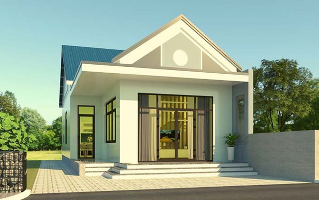 Mẫu nhà mái thái 1 tầng hứa hẹn lên ngôi lọt tầm tìm kiếm cuối năm - Ảnh 8.