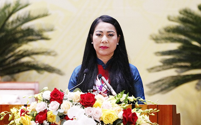Bà Hoàng Thị Thúy Lan tái đắc cử Bí thư Tỉnh ủy Vĩnh Phúc - Ảnh 1.