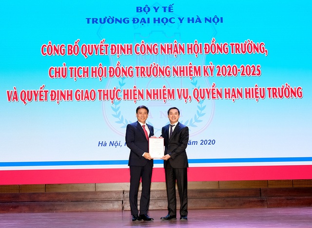 Đại học Y Hà Nội lần đầu tiên có Chủ tịch Hội đồng Trường - Ảnh 4.