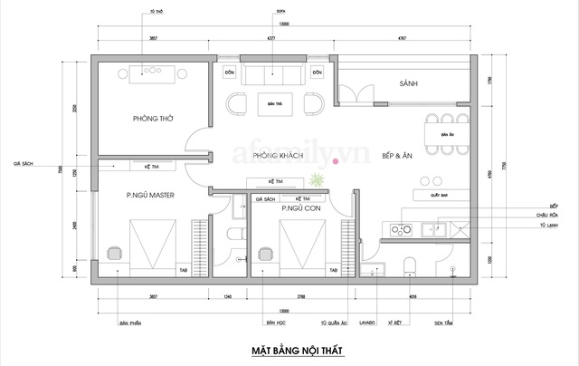 Tư vấn thiết kế nhà ống 100m² phong cách hiện đại cho 2 thế hệ cùng sinh sống với chi phí 168 triệu đồng - Ảnh 1.