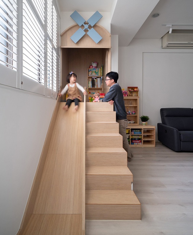 Ngôi nhà 30m² được cải tạo thành không gian hạnh phúc cho vợ chồng trẻ và con gái thỏa sức vui chơi - Ảnh 7.