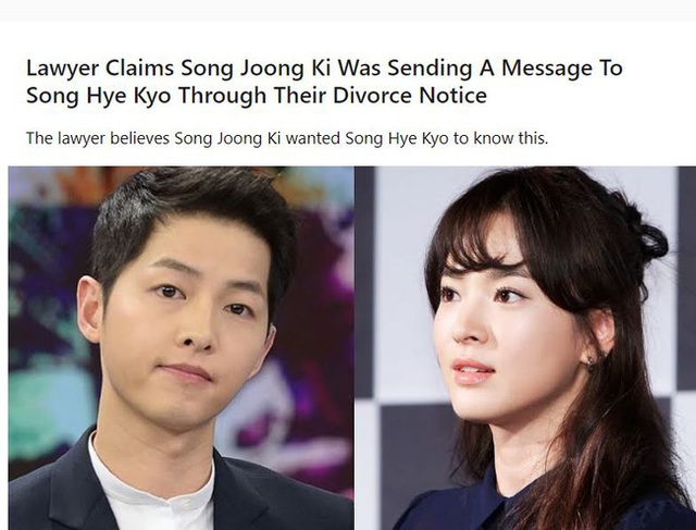 Hơn 1 năm sau vụ ly hôn thế kỷ, bí mật động trời được tiết lộ: Lý do khiến Song Joong Ki ép buộc Song Hye Kyo ký vào đơn thỏa thuận? - Ảnh 1.