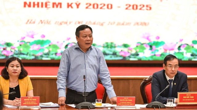 Đại hội lần thứ XVII Đảng bộ TP Hà Nội nhiệm kỳ 2020-2025 diễn ra trong ba ngày 11, 12, 13/10 - Ảnh 4.