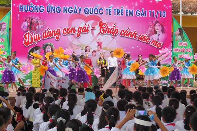 Nghệ An: Tổ chức truyền thông hưởng ứng ngày Quốc tế trẻ em gái - Ảnh 1.