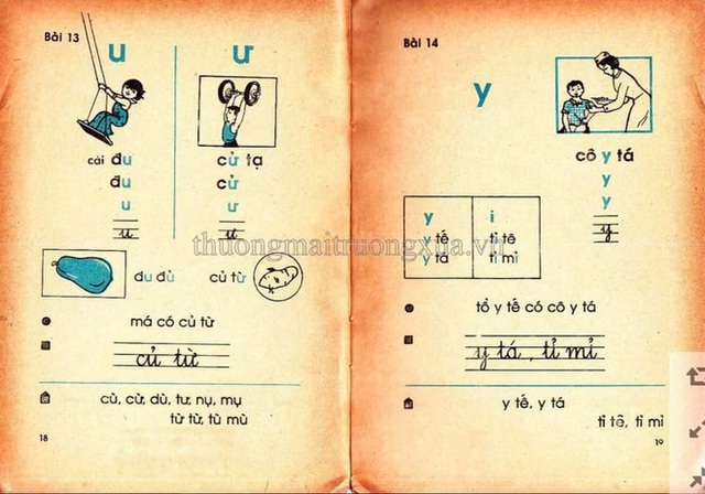 Hình ảnh sách Tiếng Việt lớp 1 của 30 năm trước - Ảnh 6.