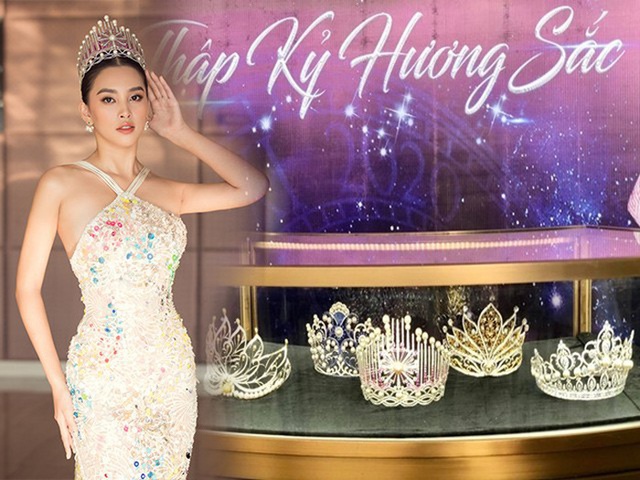 Cận cảnh vương miện Hoa hậu Việt Nam 2020 với những con số gây choáng - Ảnh 1.