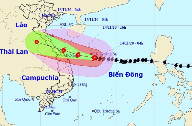 Vùng tâm bão số 13 đi qua, chỉ cho học sinh trở lại trường học khi đảm bảo an toàn - Ảnh 1.