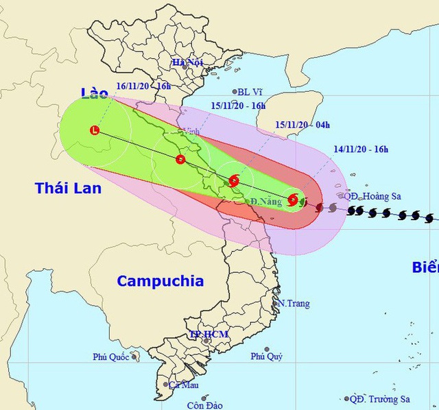 Tin khẩn cấp bão số 13: Đổ bộ từ Hà Tĩnh đến Quảng Nam, Lý Sơn đã mất điện hoàn toàn, gió giật cấp 12 - Ảnh 2.