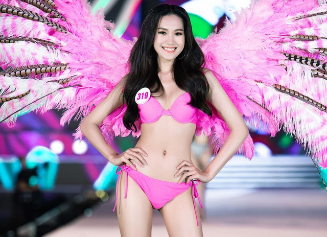 Nữ sinh cao 1,67 m tự tin ở Hoa hậu Việt Nam - Ảnh 2.