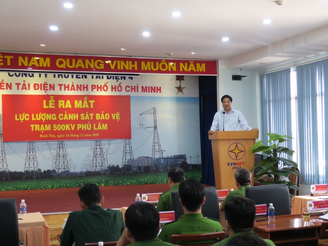 Ra mắt lực lượng Cảnh sát bảo vệ Trạm biến áp quan trọng của đường dây 500kV Bắc-Nam - Ảnh 4.