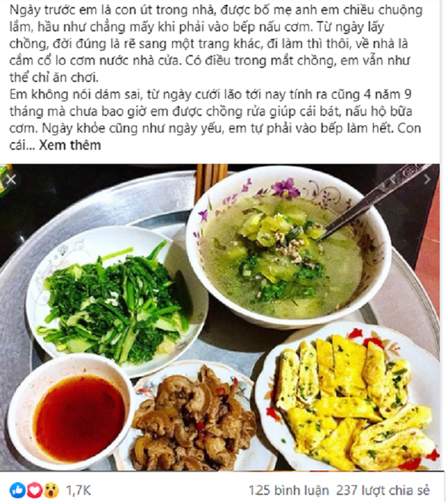 Cơm canh chu đáo vẫn bị chê không nấu được bữa nên hồn, vợ im lặng rồi thầm trả đũa ngoạn mục đúng 1 tuần sau khiến chồng tê tái - Ảnh 1.