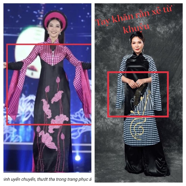 Bị tố đạo ở Hoa hậu Việt Nam, áo dài La Sen Vũ phủ nhận - Ảnh 3.