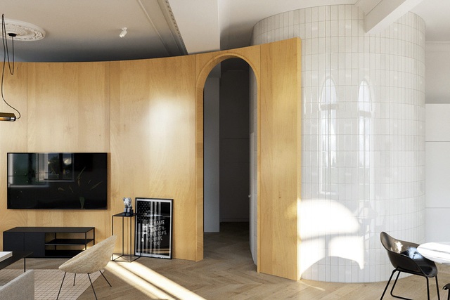 Hai căn hộ với diện tích chưa đến 65m² cùng thiết kế thú vị khiến bạn thích mê - Ảnh 3.