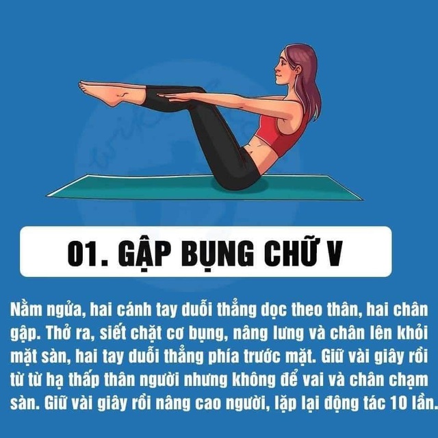 6 động tác triệt tiêu mỡ thừa hiệu quả ngay tại nhà, trước khi tập nhớ đọc kỹ cả 4 lưu ý dưới đây - Ảnh 2.