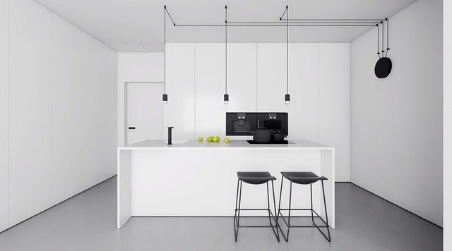 13 mẫu phòng bếp theo phong cách tối giản chuẩn chỉnh dành cho nhà chung cư - Ảnh 4.