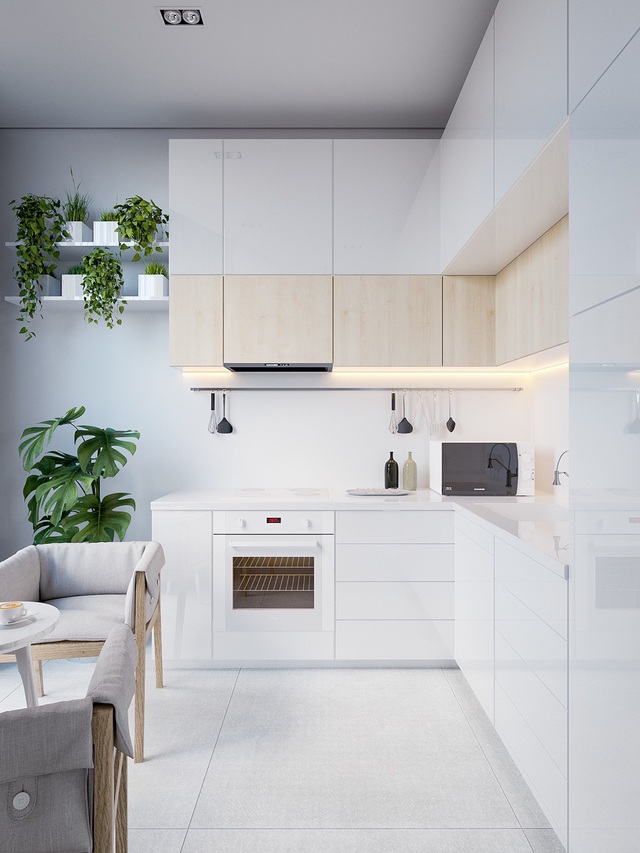 13 mẫu phòng bếp theo phong cách tối giản chuẩn chỉnh dành cho nhà chung cư - Ảnh 6.