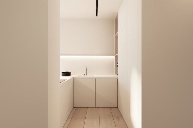 13 mẫu phòng bếp theo phong cách tối giản chuẩn chỉnh dành cho nhà chung cư - Ảnh 9.