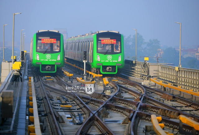 Vận hành thử toàn hệ thống đường sắt trên cao Cát Linh – Hà Đông - Ảnh 2.