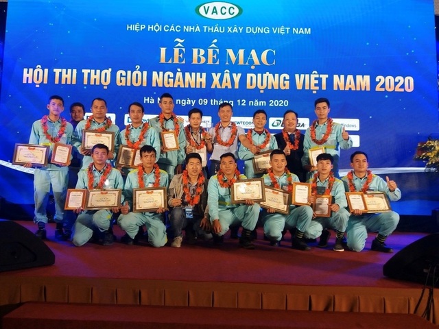 Eurowindow giành nhiều giải thưởng tại Hội thi thợ giỏi ngành Xây dựng Việt Nam 2020 - Ảnh 1.