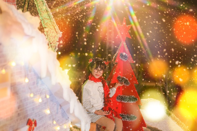 Giáng sinh tuyết trắng cùng búp măng Noel cao nhất Việt Nam tại Ecopark - Ảnh 9.