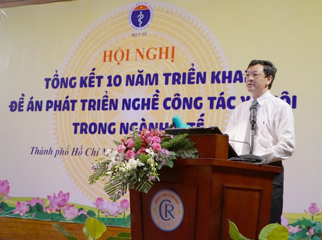 Hội nghị tổng kết 10 năm triển khai Đề án phát triển nghề Công tác xã hội trong ngành y tế - Ảnh 3.