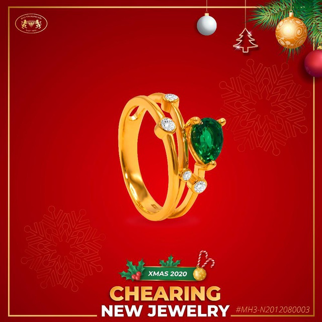 Trang sức “Chearing” mùa Giáng sinh cho nàng thêm rạng rỡ - Ảnh 4.