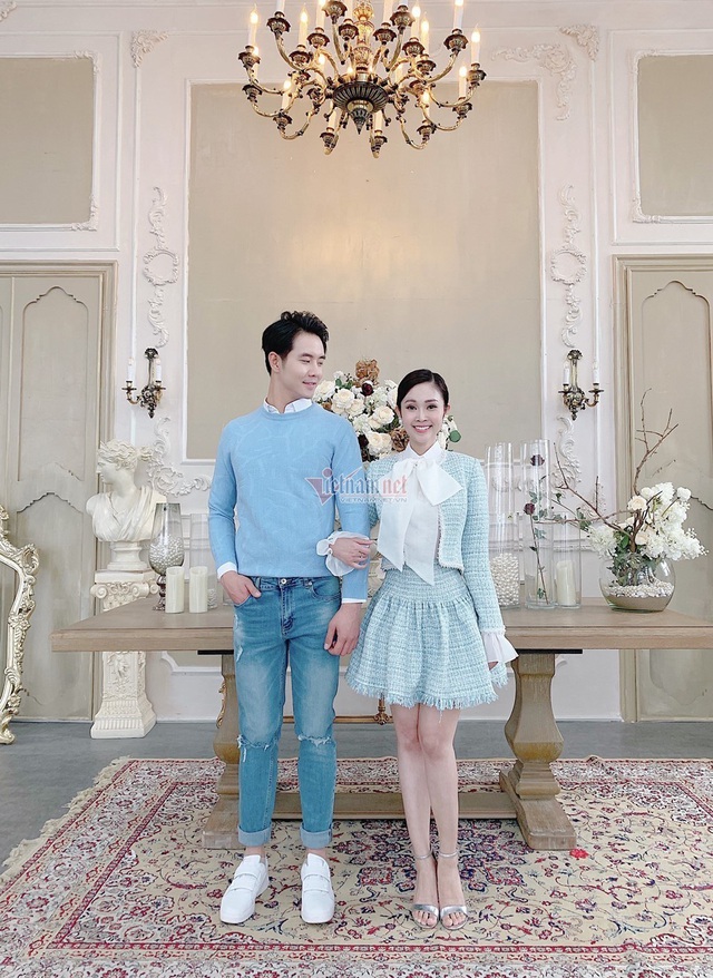 Hậu trường ảnh cưới của MC Thùy Linh và diễn viên Hiếu Su - Ảnh 1.